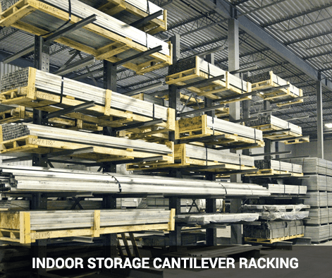 Indoor storage cantilever rack